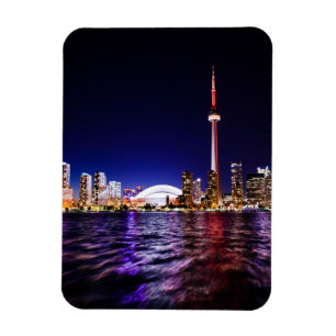 Toronto, Canada Night Skyline Magneet