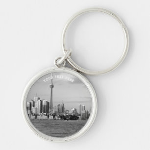 Toronto Canada Ontario Black White Vintage Sleutelhanger
