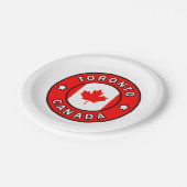 Toronto Canada Papieren Bordje (Gekanteld)