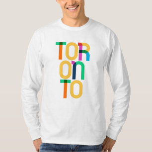 Toronto Canada Pop Art Letters T-shirt
