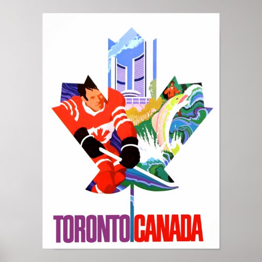 Toronto, Canada reisposter Poster (Voorkant)