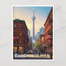 Toronto Canada Reizen Briefkaart