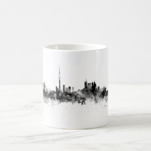 Toronto Canada Skyline Black White Koffiemok