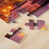 Toronto Canada skyline cityscape. Legpuzzel (Zijkant)