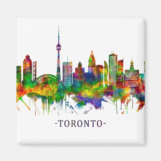 Toronto Canada Skyline Magneet (Voorkant)