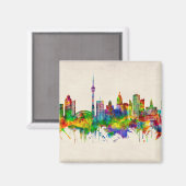 Toronto Canada Skyline Magneet (Voorkant / Achterkant)