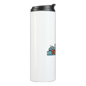 Toronto Canada Skyline Thermosbeker (Gedraaid links)