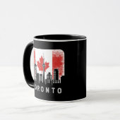 Toronto Canada Skyline  vlag Mok (Voorkant links)