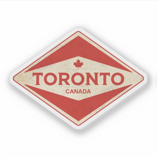 Toronto Canada  Sticker (Voorkant)