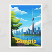 Toronto Canada Travel  Illustratie Briefkaart (Voorkant)