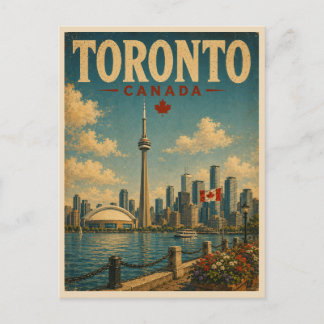 Toronto Canada Vintage Reis Briefkaart