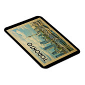 Toronto Canada Vintage Travel Magneet (Rechterzijde)