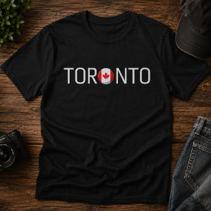 Toronto Canada Vlag  T-shirt