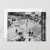 Toronto, Canada: Yonge-Dundas Intersection in B&W Briefkaart (Voorkant / Achterkant)