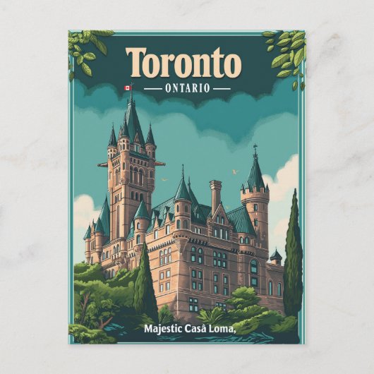 Toronto: Casa Loma Briefkaart (Voorkant)