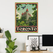 Toronto: Casa Loma Poster (Thuiskantoor)