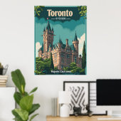 Toronto:  Casa Loma Poster (Thuiskantoor)
