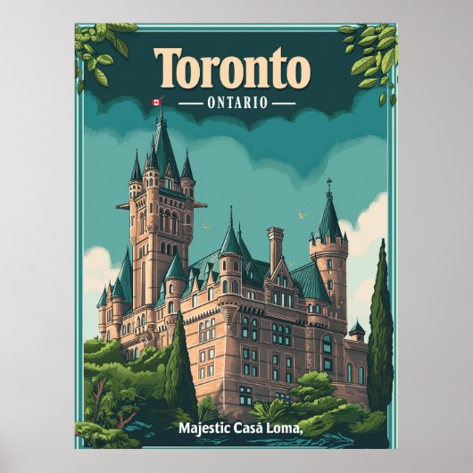 Toronto:  Casa Loma Poster (Voorkant)