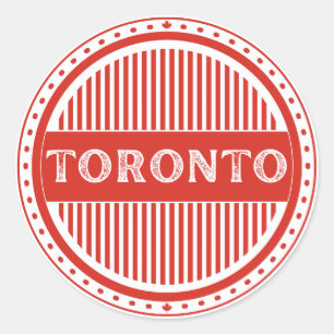 Toronto City Pride-embleem – Canadese identiteit Ronde Sticker