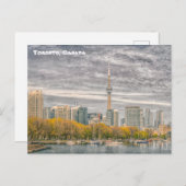 Toronto City Skyline, CN Tower, Canada, Briefkaart (Voorkant / Achterkant)