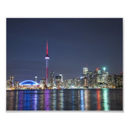 Toronto City Skyline Foto Afdruk (Voorkant)