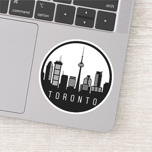 Toronto City Skyline Sticker (Detail)