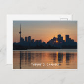 Toronto Cityscape op Sunset Briefkaart (Voorkant / Achterkant)