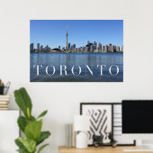 toronto cityscape poster (Thuiskantoor)