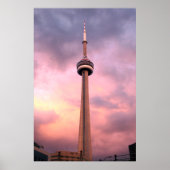 TORONTO, CN TOWER 36" x 24", affiche (Devant)