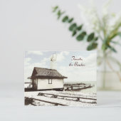 toronto, de stranden, badkamer briefkaart (Staand voorkant)