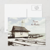 toronto, de stranden, badkamer briefkaart (Voorkant / Achterkant)