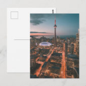 Toronto Downtown Cityscape, Toronto Downtown Art Briefkaart (Voorkant / Achterkant)