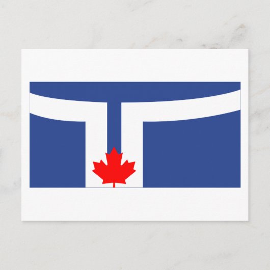 Toronto Flag Briefkaart (Voorkant)