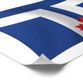 Toronto Flag Poster Print (Hoek)