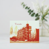 Toronto flatiron gebouw briefkaart (Staand voorkant)