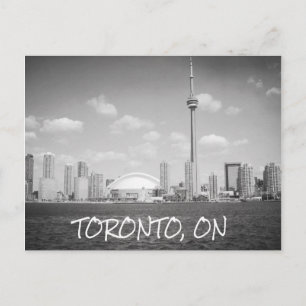 Toronto Greyscale Cityscape Briefkaart