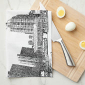 Toronto Harbourfront Center Tea Towel Design Theedoek (Quarter Fold)
