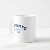 Toronto Hockey City Bleu logo Mug (Devant gauche)