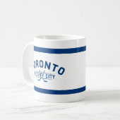 Toronto Hockey City Blue Stripes Mug (Devant gauche)
