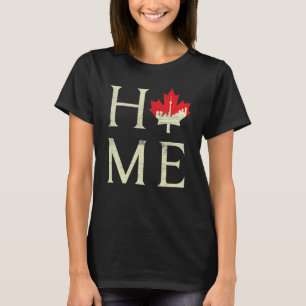 Toronto Home Canada Day Maple Proud Canadian Flag T-shirt