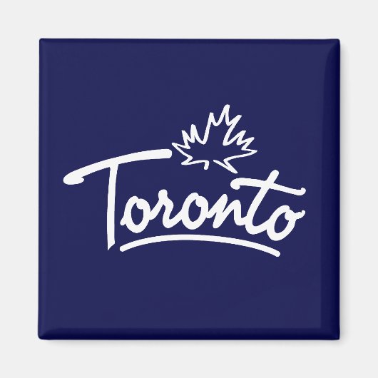 Toronto Leaf Script Magneet (Voorkant)