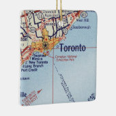 Toronto Map Keramisch Ornament (Rechts)