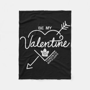 Toronto Maple Leafs Be My Valentine Blauw Officiee Fleece Deken