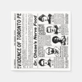 Toronto mensen  krant servet (Voorkant)