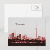 Toronto met briefkaart van de skyline van de GN-to (Voorkant / Achterkant)
