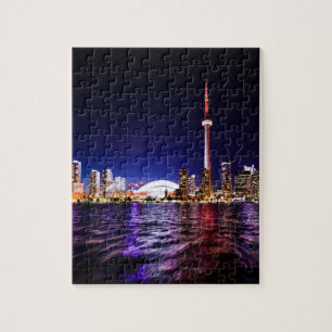 Toronto Night Skyline Legpuzzel