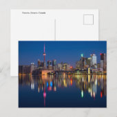 Toronto, Ontario, Canada Skyline Briefkaart (Voorkant / Achterkant)