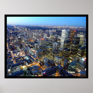Toronto op Dusk Poster
