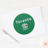 Toronto QEW Ronde Sticker (Envelop)