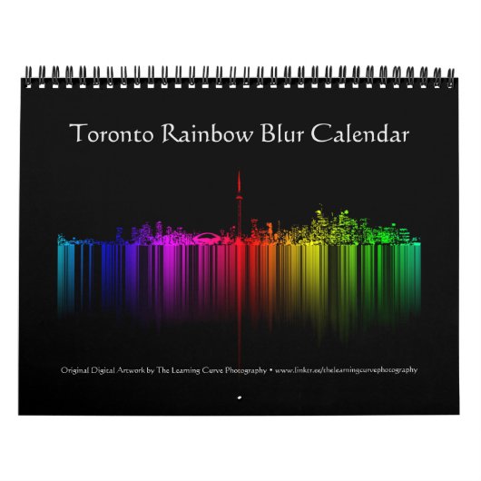Toronto Rainbow Blur Kalender (Hoes)